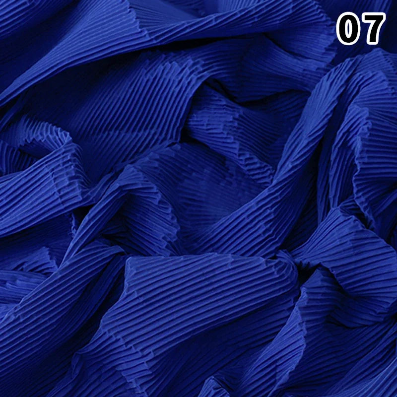 Wrinkled Texture Fabric Background Printmaking Material DIY Wedding Celebration Women Dress Suit Diy Sewing Material