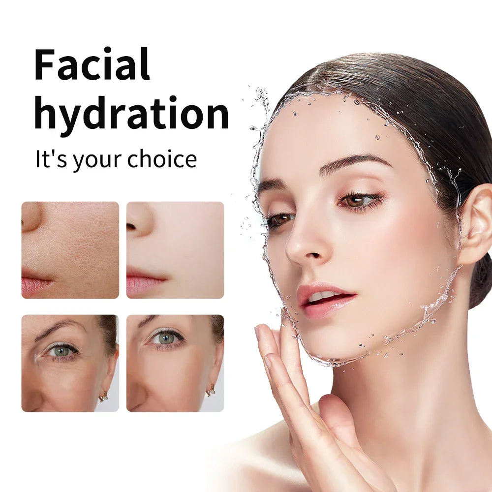 5 In 1 Fade fine lines Firming Face Serum Moisturizing brightning Vitamin C Hyaluronic Acid Facial Serum Shrink Pores Skin Care