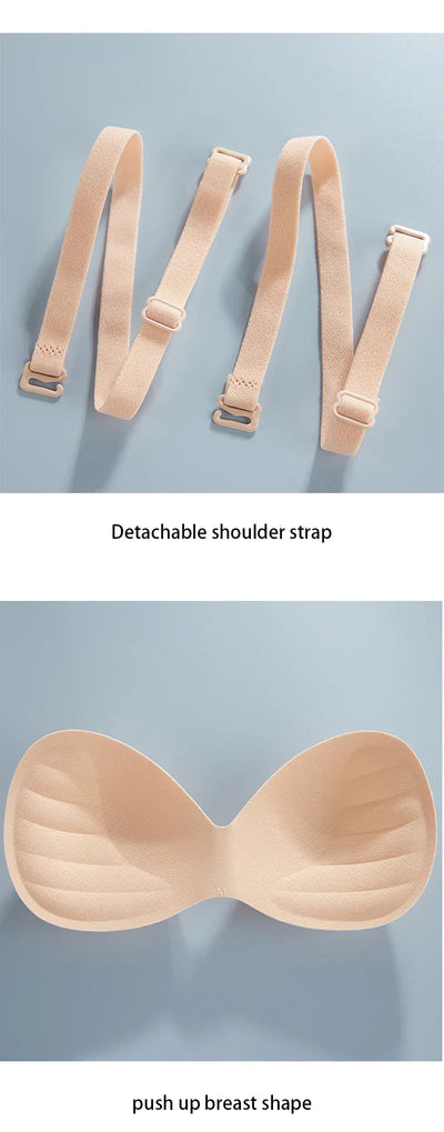 Strapless Bra for Woman Invisible for Wedding