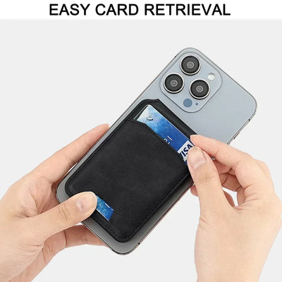 Magsafe Card Wallet Phone Stand PU Leather Magnetic Card Holder  Phone Cases Bracket Stand with Kickstand for IPhone 13/14/15/16