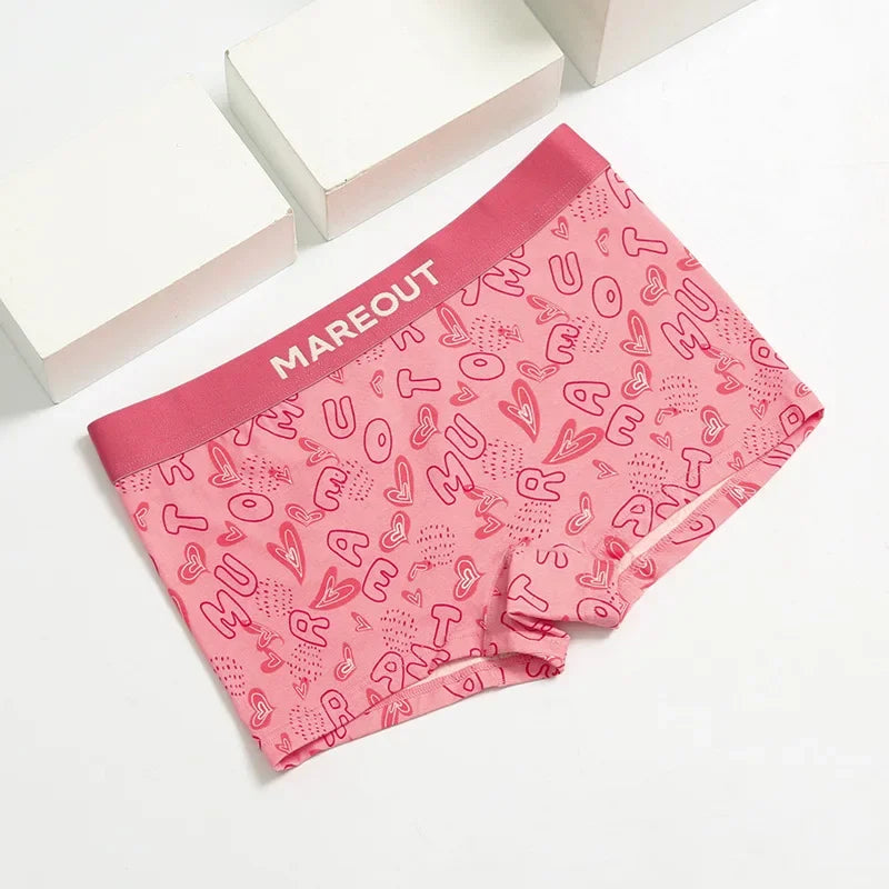 Cotton Women Panties Sexy Cartoon Printed Underwears Breathable Boxers Seamless Girl Briefs Women's Intimates Femme Female Pants