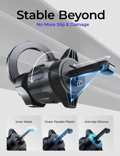 LISEN for MagSafe Car Mount for IPhone 16 15 360°Rotation Magnetic Phone Holder for Car Hands Free Cell Phone Magnetic Car Mount