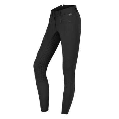 2025 Women's Horse Riding Pants Full Seat Silicone Fashion Equestrian Breeches Horseback Schooling Tights Zipper Pockets