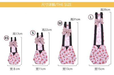 Pet Cloth Diaper for Farm Goose Duck Chicken Poultry Adjustable Washable Creative Bowknot Clothes Pet Mascotas Accessories DC05