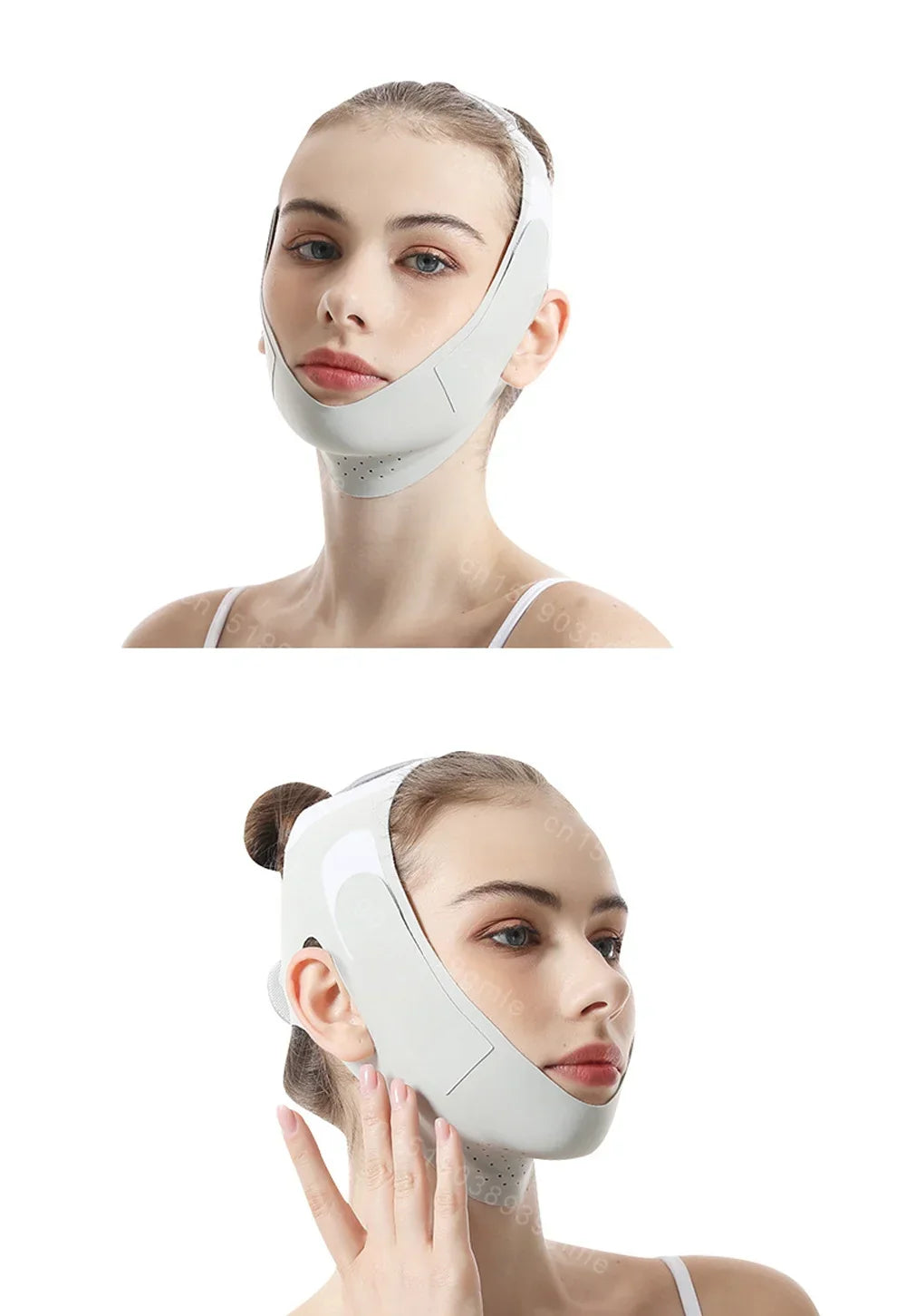 Face Slimming Bandage Face Lifting Belt V Line Face Slimming Strap Double Chin Tightener Slim Strap Facial Lifting Mask Tool