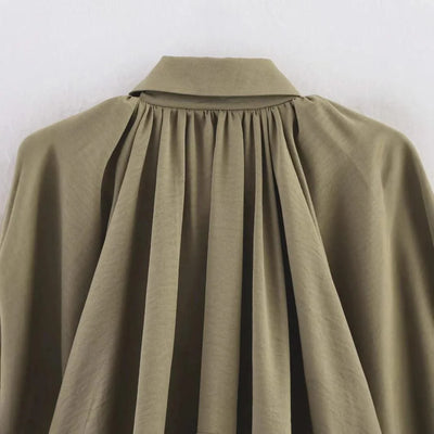 Fashion Bomber Jackets Coats For Women Turn-down Collar