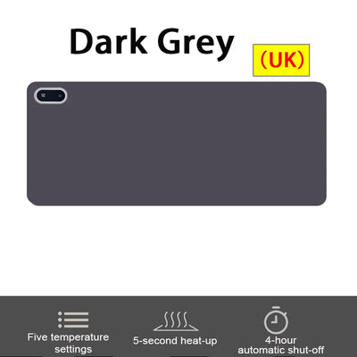 Warm Desk Pad Desk Hand Warmer Touch Control 5 Heating Grade Hand Heating Pad Desk Mousepad Fast Heating For Computer Keyboard