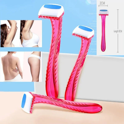 Women's safety razor blade facial/leg/armpit/bikini beauty hair removal razor，cc005