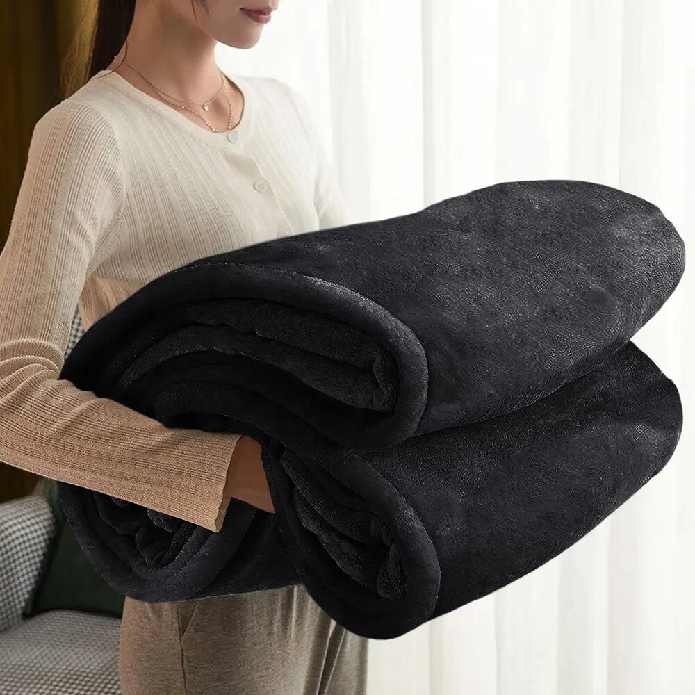Thicken Warm Soft Blanket for Fall Winter Spring All Season Fuzzy Microplush Lightweight Fleece Winter Blankets for Bed Sofa
