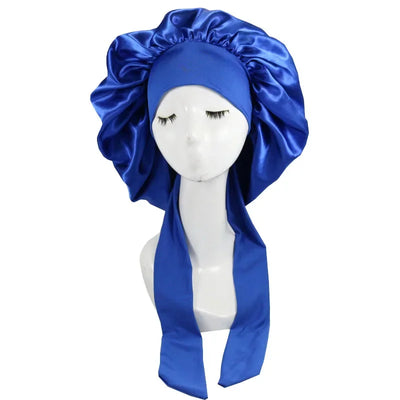 Satin Bonnet Silk Bonnet Adjustable Bonne For Sleeping Hair Bonnet With Tie Band Bonnets For Women Men