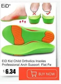 Kids Children 3D Orthopedic Insoles Arch Support insole for OX-Legs Flat Foot insoles Orthotic Pads Correction Health shoes pad