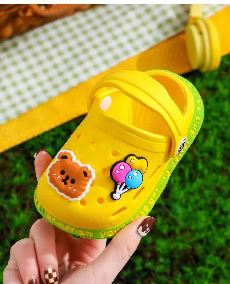 Soft Anti-Skid Cartoon Design Hole Sandals |Children's Shoes | Summer Wear For Boys Girls | Kids Shoes/Slippers | Baby Shoes