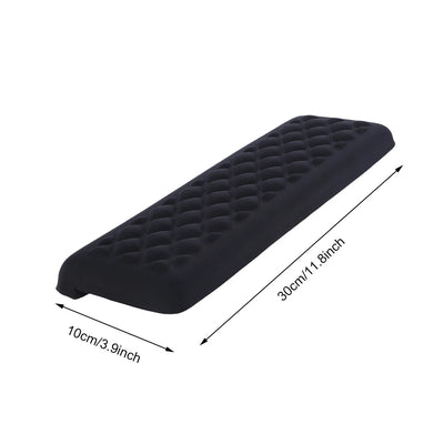 2Pcs L-Shaped Keyboard Mouse Pad Memory Foam Elbow Pillow Ergonomic Desk Edge Cushion Keyboard Wrist Rest Pad for Gaming Office