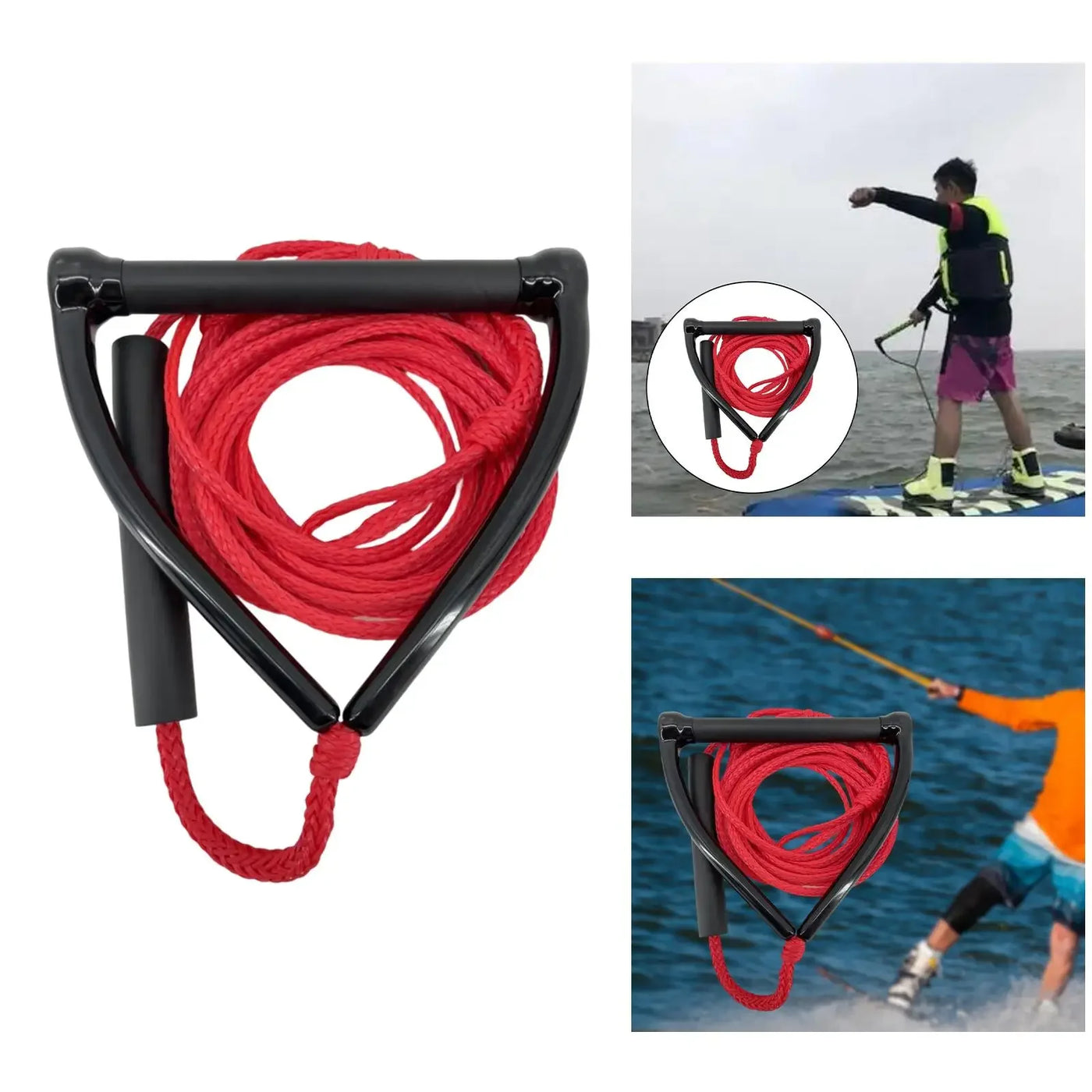 Water Ski Rope Multifunctional Heavy Duty Wakeboard Rope for Kneeboard