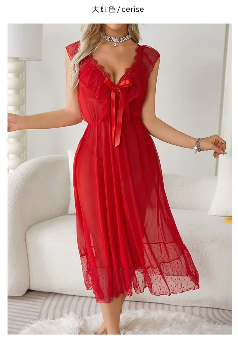 Women's Sexy Lingerie Nightgown Sleepwear