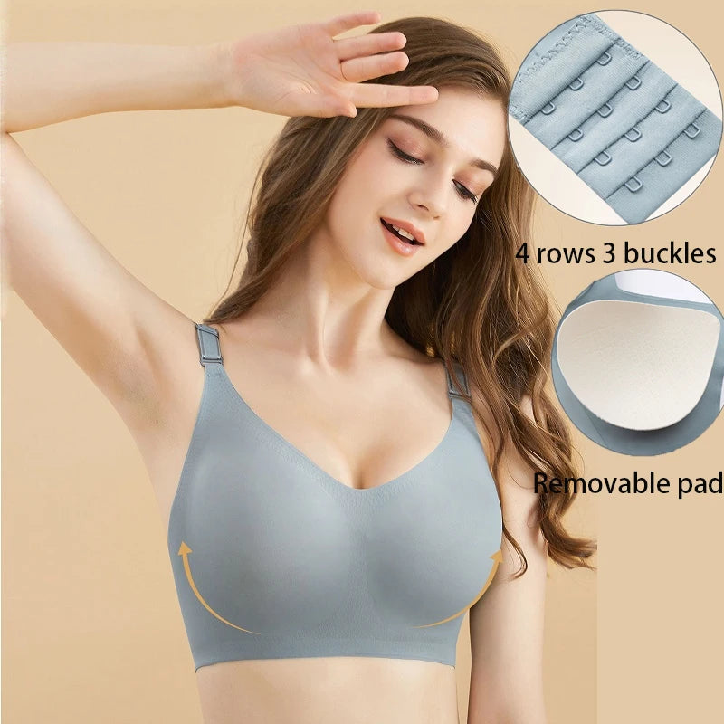 Women's Bras Thin Style Jelly Colour Wireless