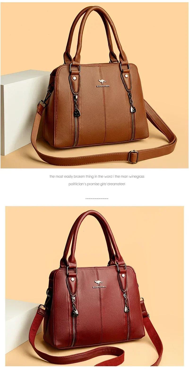 Luxury handbags woman bags designer big shoulder for women’s 2024 trendy large capacity ladies leather hand casual tote