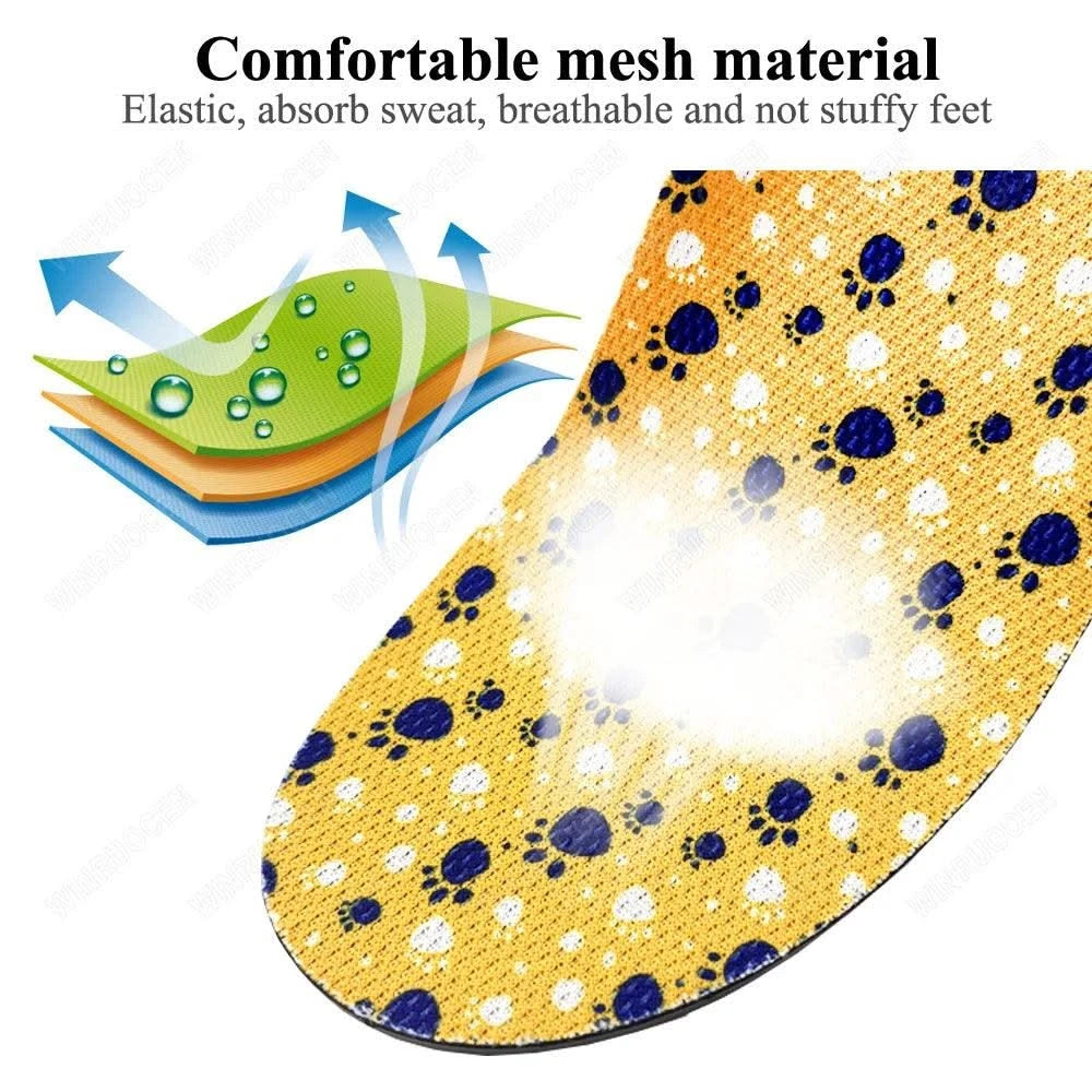 Kids Insole Arch Support | Flat Feet Sneaker for Children |Orthopaedic Insoles For Girl/boy Shoes | For Sports | Feet Care Inserts Pad