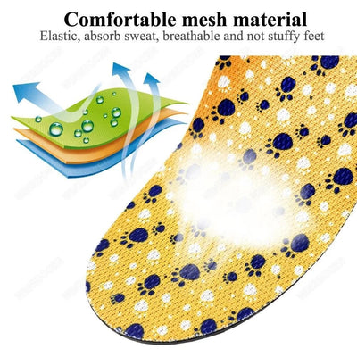 Kids Insole Arch Support | Flat Feet Sneaker for Children |Orthopaedic Insoles For Girl/boy Shoes | For Sports | Feet Care Inserts Pad