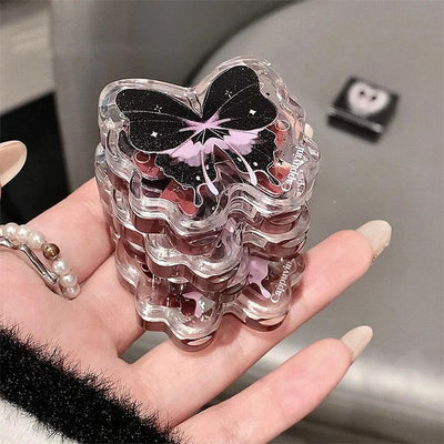 Butterfly Solid Lip Gloss Beauty Mirror Water Optical Gloss Gloss