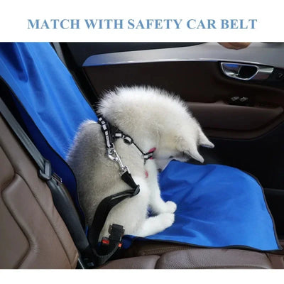 Dog Car Front Seat Cover Waterproof Folding Pet Cat Dog Carrier Mat Seat Cover Back Seat Pet Cover Protector for Cars Trucks SUV
