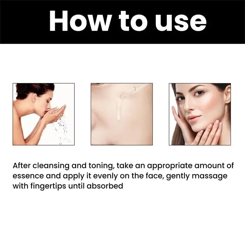 Melanin Facial Repair Serum 30ml Hydrating Repairing Dark Skin Whiten Vitamin C Essence Reduces Pigmentation Improve Skin Makeup