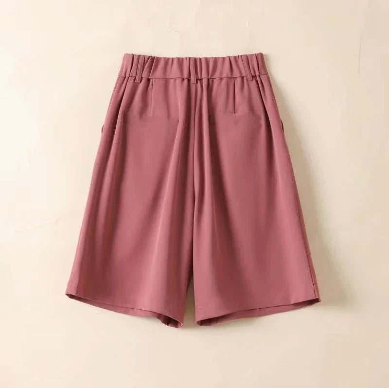 Short Pants Woman Wide Chiffon Shorts for Women Summer Women's Korean Style Designer Kpop Jorts Cheap Streetwear Flowy Comfy Hot