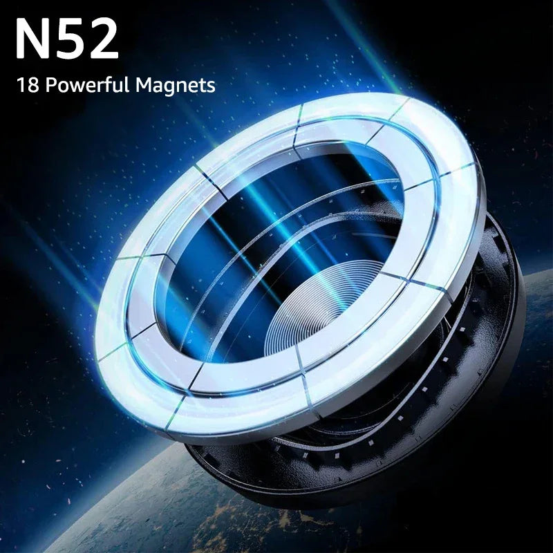 Magnetic Car Cellphone Mount Compatible with MagSafe Universal Magnet Car Dashboard Phone Holder for iPhone 15 Xiaomi Huawei