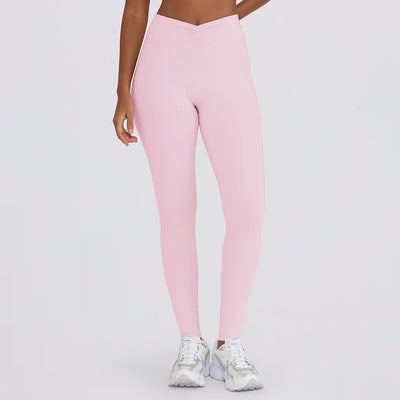 Women's Yoga Suits Quick Drying Leggings Gym Shorts Nude Hanging Neck Bra Running Gym Exercise Sets