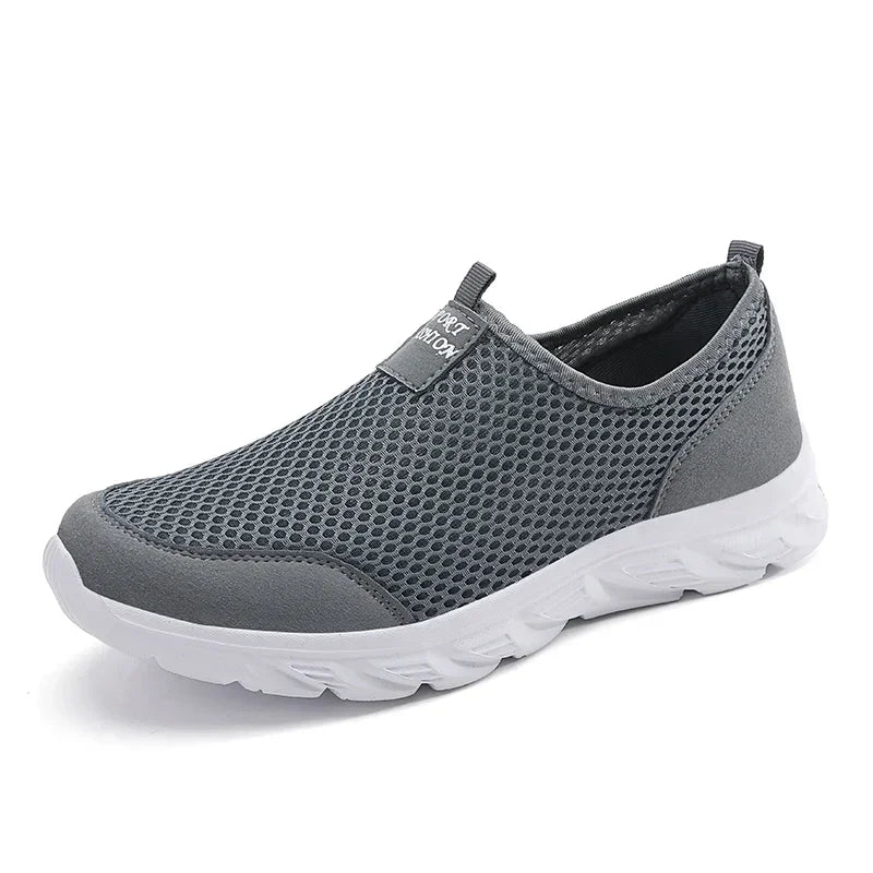 Summer Sneakers Men Shoes Breathable Mesh Lightweight Walking Casual Shoes Slip-On Driving Men's Loafers Zapatos Casuales