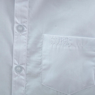 Spring And Autumn New White Long Sleeve Baby Boys' And Girls' Shirts, Soft And Comfortable Children'S Clothing For 90-180cm