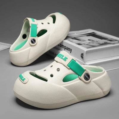 Luxury Boy Clogs Summer Kids Shoes Breathable Casual Lightweight Indoor House Shoes Children Boy Sandals Slippers