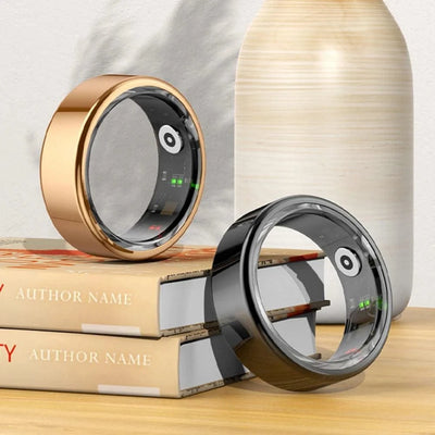 R02 Smart Ring Military Grade Titanium IP68 & 3ATM Waterproof Sleep Heart Rate Health Monitoring Multi-sport Modes Tracker Ring