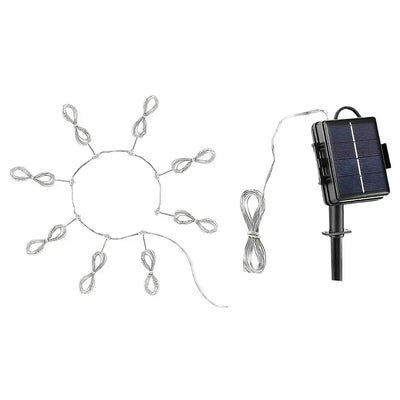 104 LED Umbrella String Light With 8 Modes Waterproof Solar String Lamp For Outdoor Lighting Beach Garden Decoration