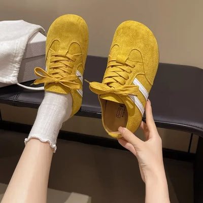 2025 Casual Sneakers Woman Shoes Slippers Flats Platform Sandals Mules NEW Brand Designer Lace Up Loafers Summer Womens Sneakers