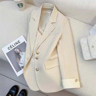 autumn long sleeve blazers outwears women 2025 fashion casual office lady jackets coats elegant