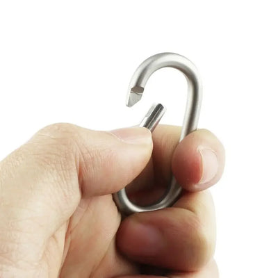 2/5/10pcs Alloy Aluminum Survival Gear Camp Mountaineering Hook Carabiners Carabiner Travel Kit Camping Equipment