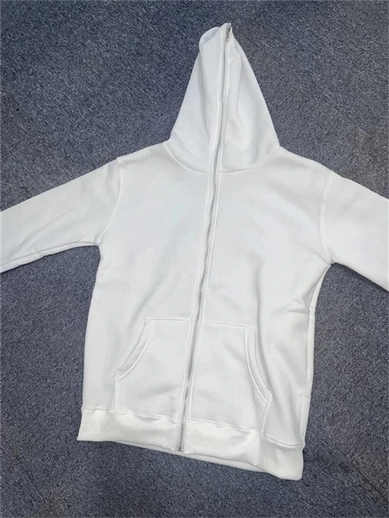 Zipper Hoodies Women/Men Fashion Long Sleeve Hooded Fleece Sweatshirt