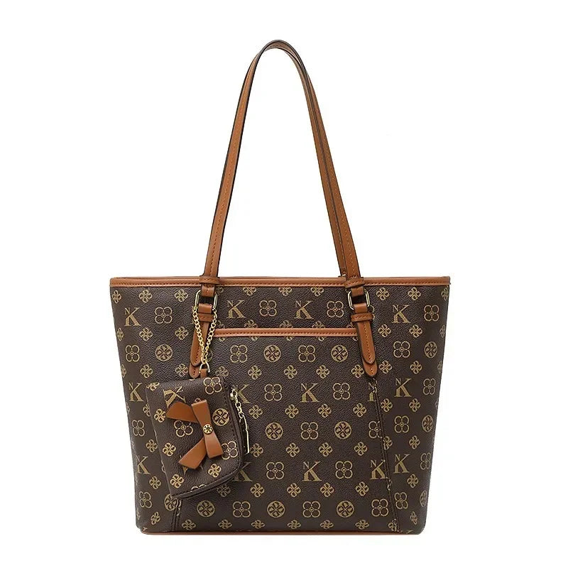 Brand handbag for women 2025 new spring/summer high-end texture retro designer single shoulder crossbody bag with large capacity