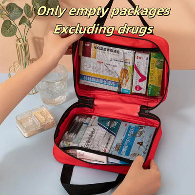 Compact Medical Pouch, Portable First Aid Kit Bag for Emergency, Home and Outdoor Activities
