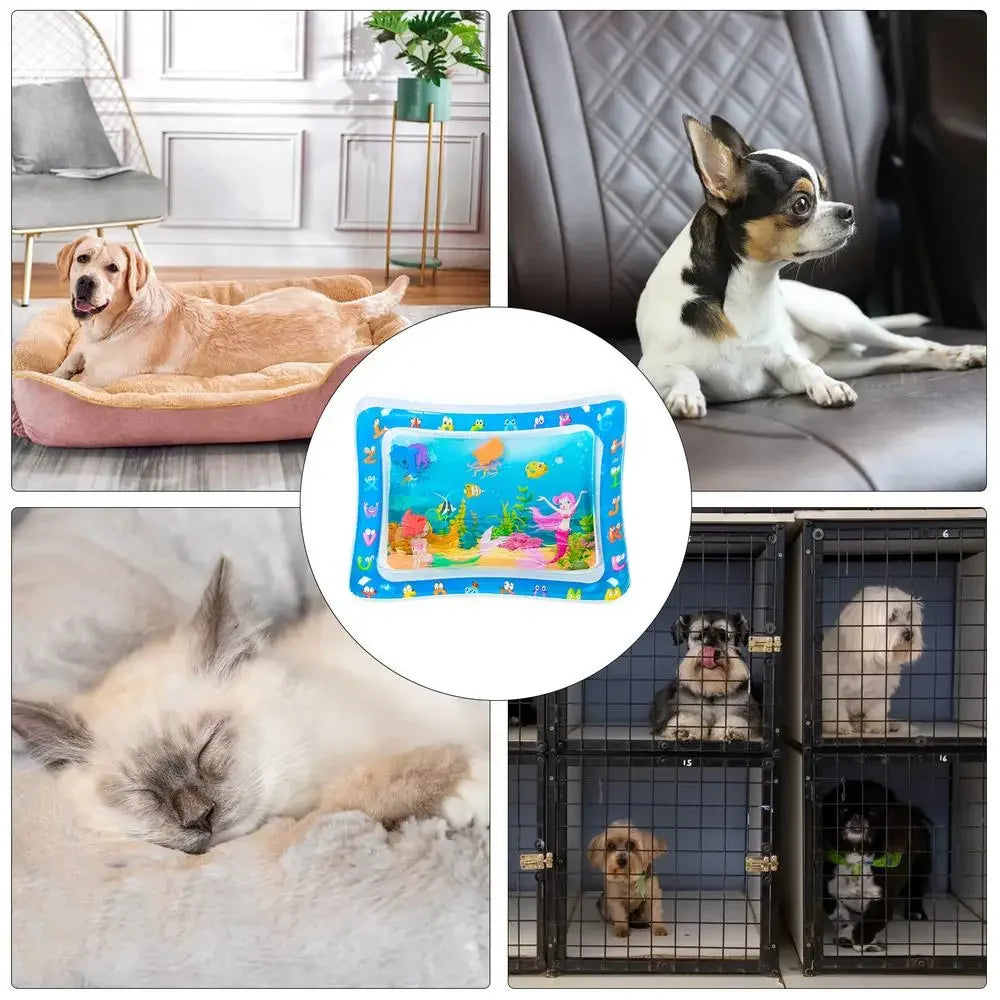 Creative Baby Water Mat For Pets Cat Dog Water Play Mat Infant Toddler Inflatable Patted Pad Baby Children Preschool Toys