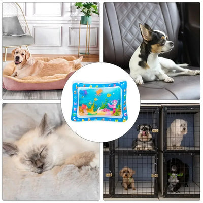 Creative Baby Water Mat For Pets Cat Dog Water Play Mat Infant Toddler Inflatable Patted Pad Baby Children Preschool Toys