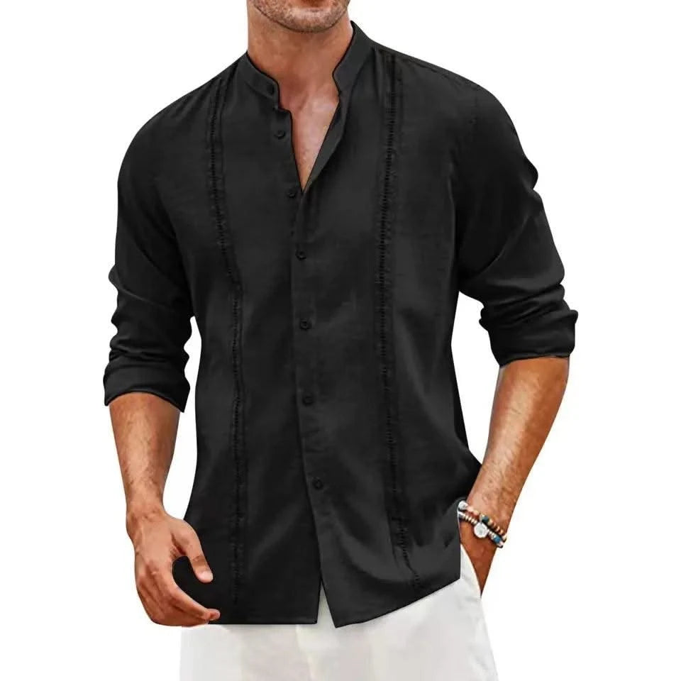 Men's Shirts Linen Shirt Man Top Shirts Shirt Linen Shirt Linen Shirt Men Linen Shirts Man Shirts for Man Linen Shirt Man