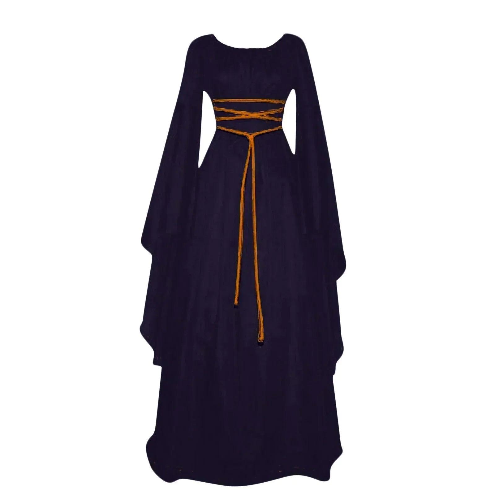 Women dresses vintage medieval cosplay costume ghost witch vampire gothic dress halloween christmas masquerade party