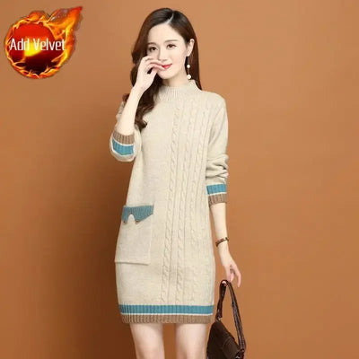 Woman Knitted Dress Bodycon Crochet Dresses for Women Cheap Casual Thic X Elegant Luxury Long Sleeve Aesthetic Sensual Sexy Xxl
