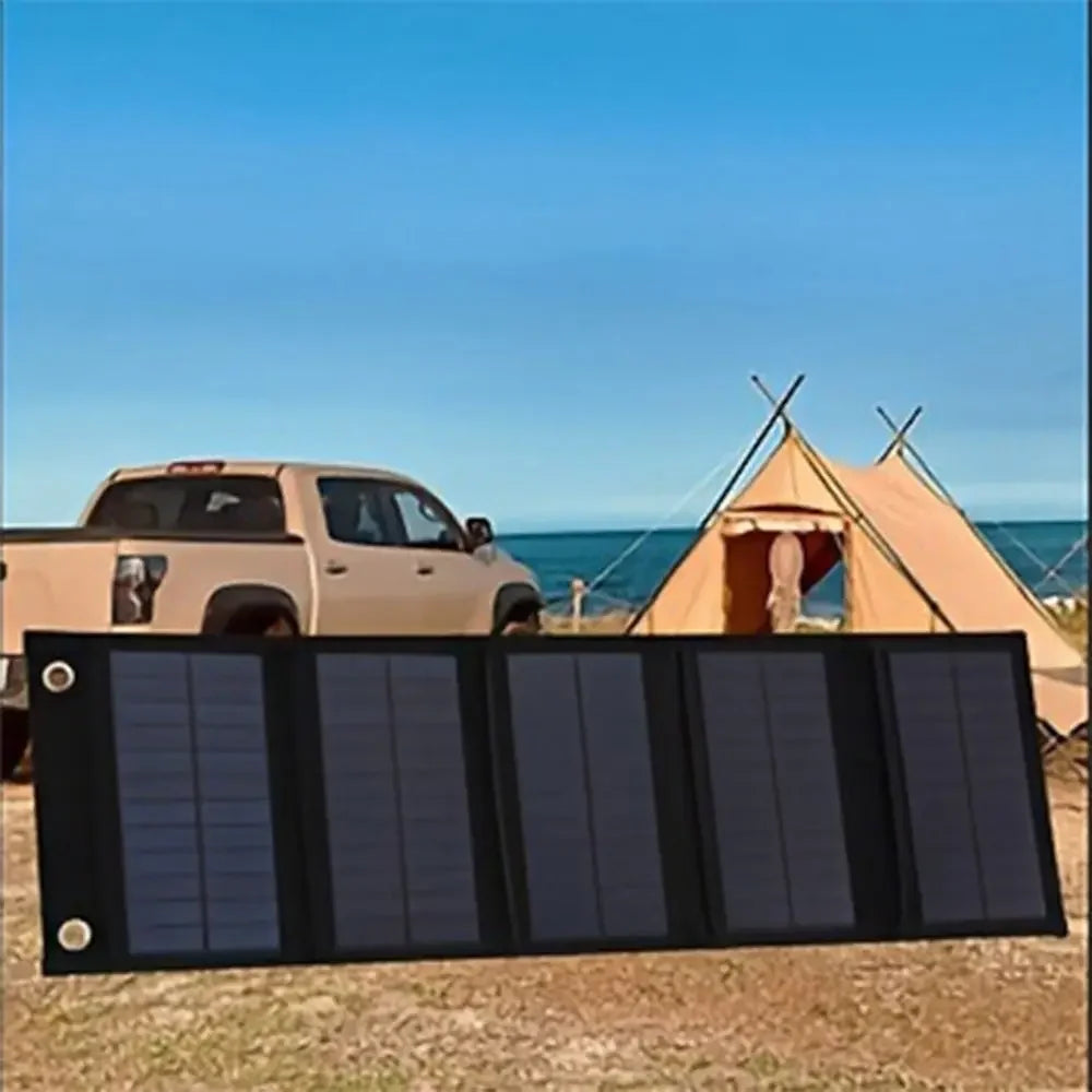 Fast Solar Power Generation Solar Panels Portable Fold Solar Charging Panel Lasting 5V Solar Photovoltaic Panels on Foot