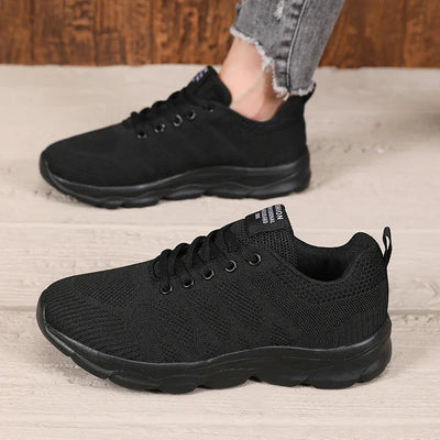 Breathable Women Running Shoes Comfortable Versatile Lightweight Non Slip Outdoor Exercise Shoes  Lace Up Tennis Women Sneakers
