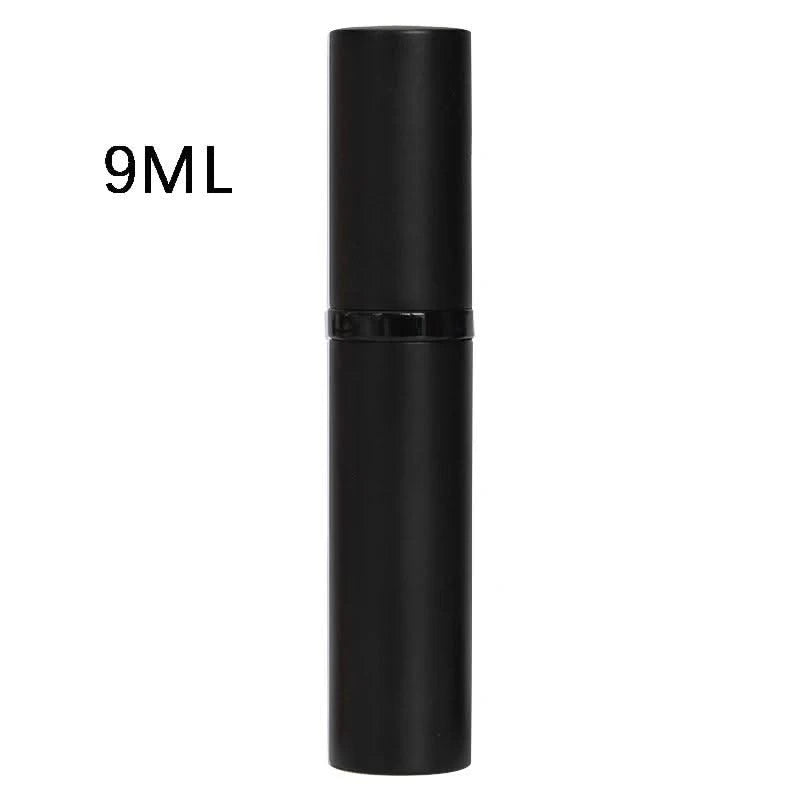 Portable Luxurious 9ml Travel Perfume Bottle Rosted Metal Shell Bottom Filling Sample Delicate Spray Empty Perfume Dispenser