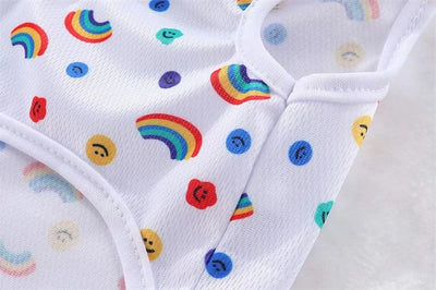 Summer Pet Dog Cooling Vest Cartoon Soft Clothing Summer Casual Shirts Small Medium Large Dogs Puppy French Bulldog Clothes