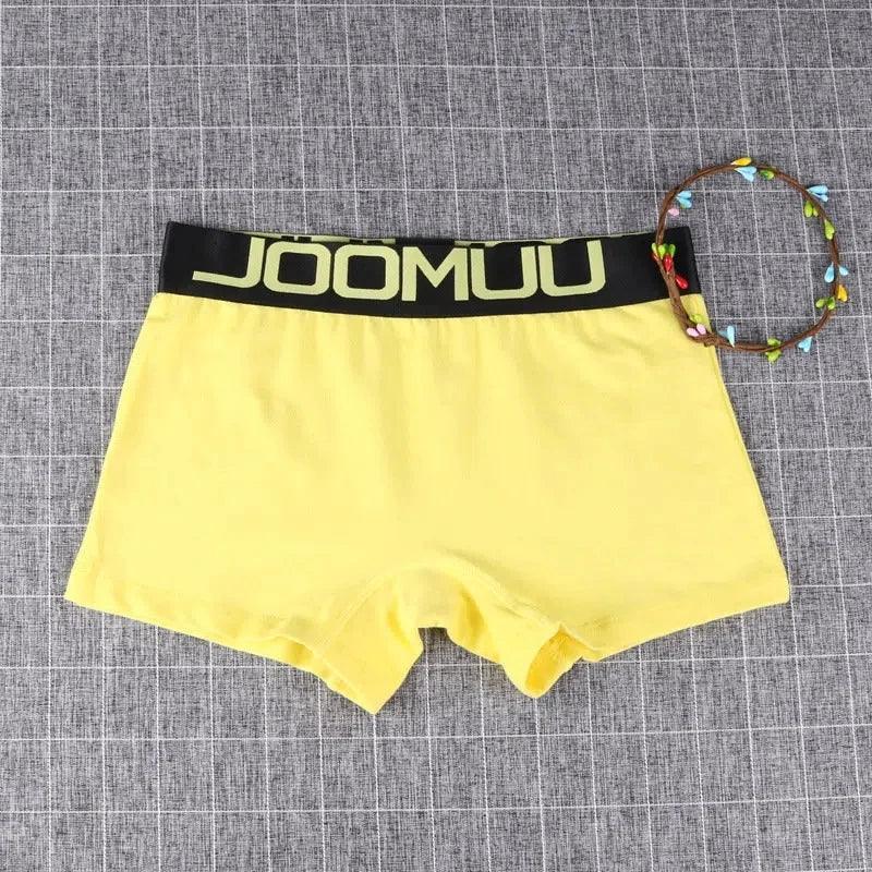 Popular Solid Women's Cotton Panties Boxer Underwear Ladies Breathable Letter Belt Briefs Sexy Sports Female Knickers Boyshorts